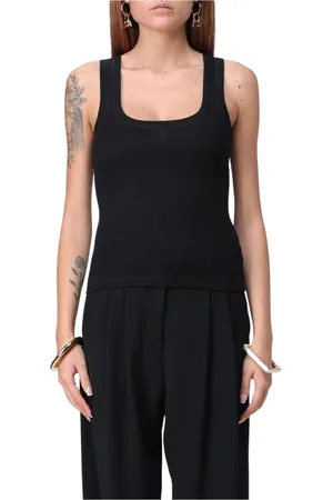 Jacquemus Top, Dame, Sort, XS, Elegant Sort Striktop