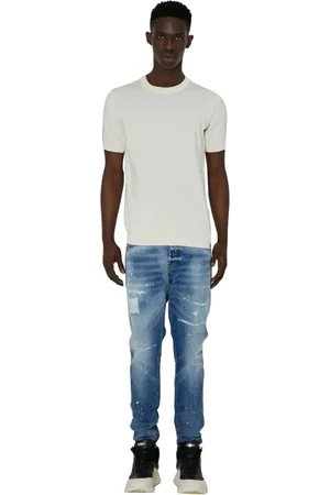 John Richmond Top, Herre, Hvid, L, Nylon, T-shirt basic slim fit