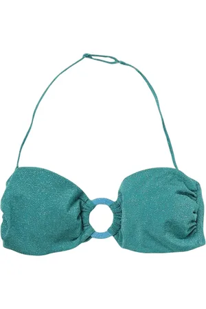 MC2 SAINT BARTH Badetøj, Dame, Blå, L, Ringdetalje Bandeau Badedragt
