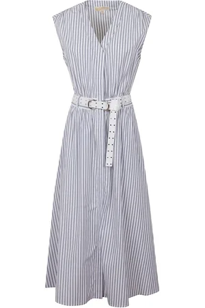 Michael Kors Kjole, Dame, Blå, XS, Elegant Kjole til Kvinder