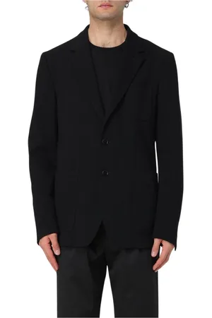 Dondup Jakke, Herre, Sort, L, Uld, Sort Strikblazer