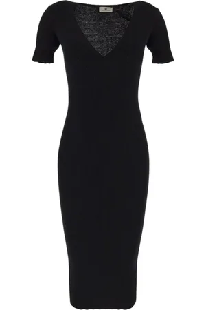 Elisabetta Franchi Kjole, Dame, Sort, M, Kvinde Kjole Mode Elegant Stil