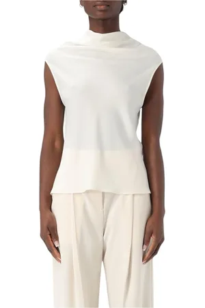 Serafini Top, Dame, , L, Uld, Gul Rynket Ærmeløs Elegant Top
