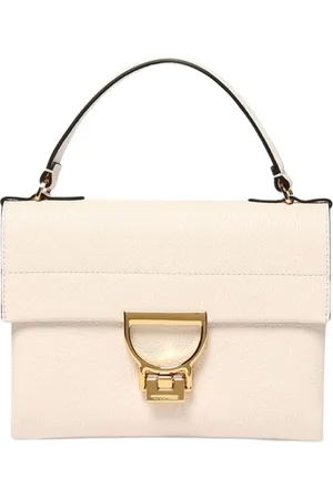 Coccinelle Taske, Dame, Hvid, ONE SIZE, Uld, Metallic Læder Clutch Sølv Skuldertaske