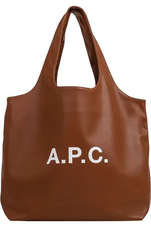 A.P.C. Taske, Dame, Brun, ONE SIZE, Brun Printet Taske