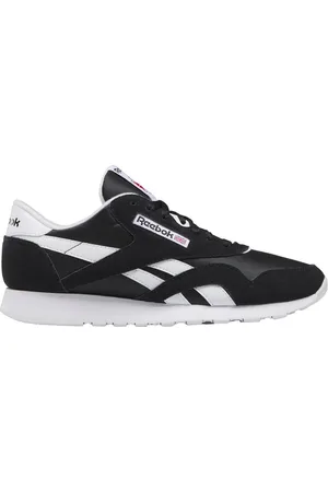 Reebok Sko, Herre, Sort, 44 1/2 EU, Nylon, Kliske Nylon Sneakers