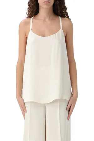 Twin-Set Top, Dame, Hvid, XL, Perle Cami Top
