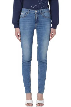 Liu Jo Jeans, Dame, Blå, W31, Bomuld, Klassiske Blå Skinny Jeans