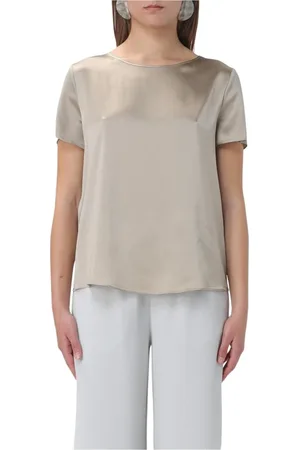 Emporio Armani Bluser & Skjorter, Dame, , XL, Silkebluse Elegant Stil