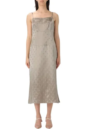Fendi Kjole, Dame, , S, Elegant Slip Kjole Subtle Print