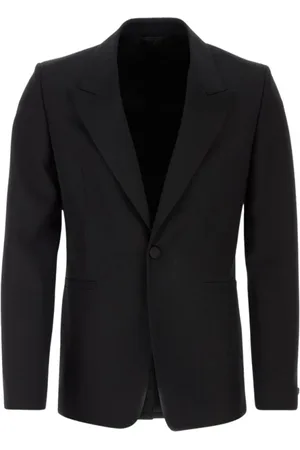 Givenchy Jakkesæt, Herre, Sort, M, Uld, Elegant Sort Blazer