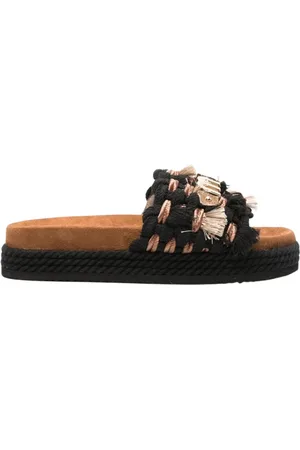 Mou Sko, Dame, Flerfarvet, 38 EU, Uld, Sorte Sandaler Ss24