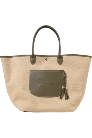 Longchamp Taske, Dame, , ONE SIZE, Uld, Stilfuld Club Tote Taske i Grøn