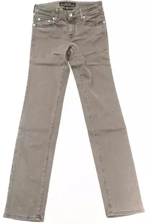 Jacob Cohen Jeans, Dame, Grå, W28, Bomuld, Grå Bomuld Kvinder Jeans