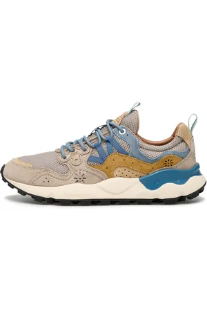 Flower Mountain Sko, Herre, Flerfarvet, 43 EU, Suede, Fabric and suede sneakers Yamano 3 MAN
