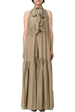 SEMICOUTURE Kjole, Dame, , 2XL, Elegant Midi Kjole