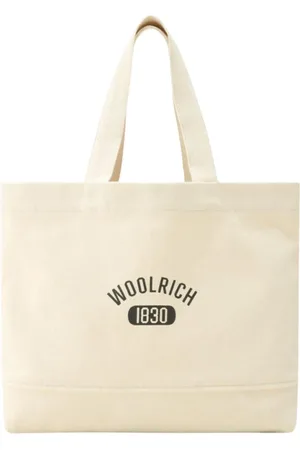 Woolrich Taske, Dame, , ONE SIZE, Bomuld, Canvas Tote Bag med logo print