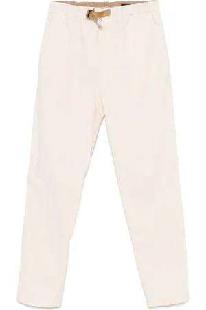 White Sand Bukser, Herre, Hvid, L, Linned, Hvide Linnedbukser Ss25