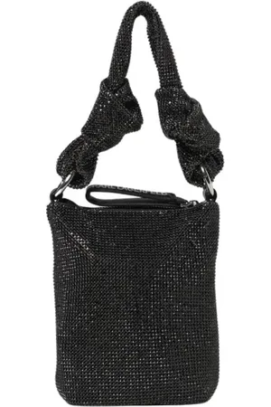 Karl Lagerfeld Taske, Dame, Sort, ONE SIZE, Uld, Kikonik Mini Bag Sequin