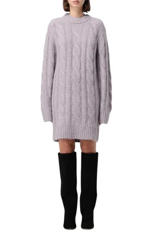 Michael Kors Kjole, Dame, Lilla, 2XS, Alpaca Sweaterkjole i Violet