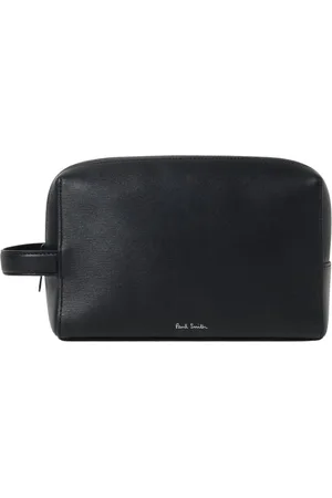 Paul Smith Taske, unisex, Sort, ONE SIZE, Læder, Sort Læder Rejse Toilettaske