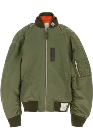 MIHARA YASUHIRO Jakke, Herre, Grøn, S, Nylon, Army Nylon Bomber Jacket