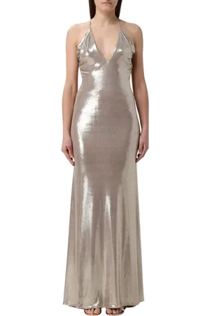ANIYE BY Kjole, Dame, Gul, S, Glans Halter Maxi Kjole