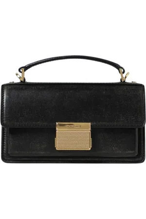 Golden Goose Taske, Dame, Sort, ONE SIZE, Uld, Sort Top Håndtag Clutch Taske