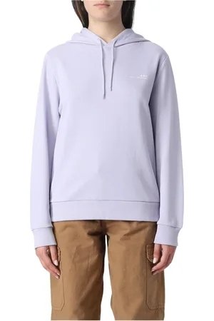 A.P.C. Sweathshirts & Hoodies, Dame, Lilla, L, Bomuld, Hyggelig Lilla Hoodie