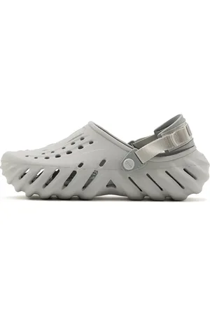 Crocs Sko, Dame, Grå, 36 EU, Klisk Echo Træsko