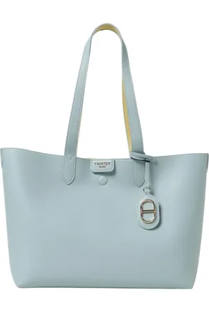 Twin-Set Taske, Dame, Blå, ONE SIZE, Uld, Charmerende Skuldertaske