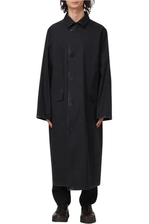 Maison Margiela Frakke, Herre, Sort, M, Bomuld, Sort afslappet pasform frakke