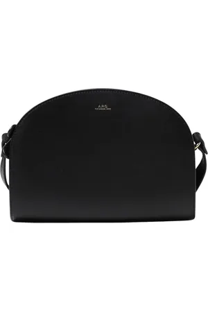 A.P.C. Taske, Dame, Sort, ONE SIZE, Læder, Sort Crossbody Taske