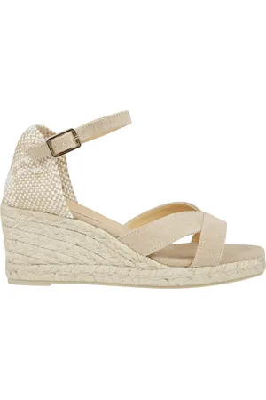 Castaner Sko, Dame, , 39 EU, Bomuld, bomuldskile sandal med ankelrem