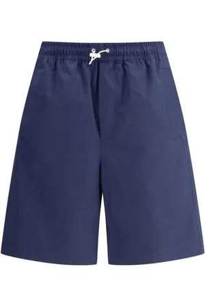 Gucci Shorts, Herre, Blå, M, Bomuld, Shorts med elastisk talje og monogram