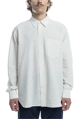 Norse projects Skjorte, Herre, , XL, Oversized Stribet Skjorte