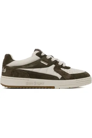Palm Angels Sko, Herre, Flerfarvet, 41 EU, Hvide Mørkegrå Universitet Sneakers