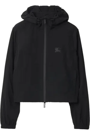 Burberry Jakke, Dame, Sort, M, Sort Trekantet Stil Solbriller
