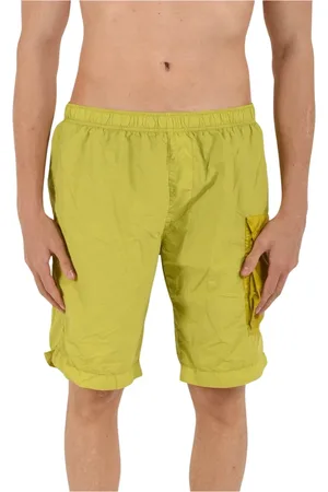C.P. Company Badetøj, Herre, Gul, 2XL, Nylon, Nylon Linse Kostume med Snøreliv