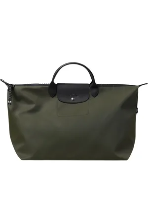 Longchamp Taske, Dame, Grøn, ONE SIZE, Læder, Elegant Læder Tote Taske
