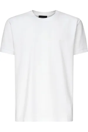 FAY Top, Herre, Hvid, XL, Bomuld, Hvide T-shirts og Polos med Logo