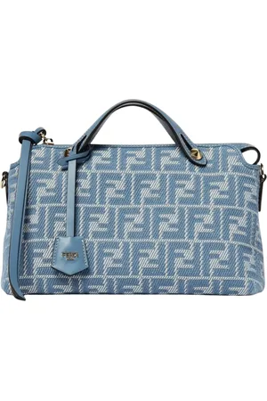 Fendi Taske, Dame, Blå, ONE SIZE, Uld, Blå Crossbody Skuldertaske