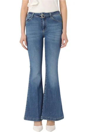 Liu Jo Jeans, Dame, Blå, W31, Bomuld, Flared Blå Jeans til Kvinder