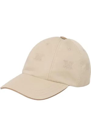 Max Mara Tilbehør, Dame, , 57 CM, Bomuld, Broderet Logo Baseball Cap