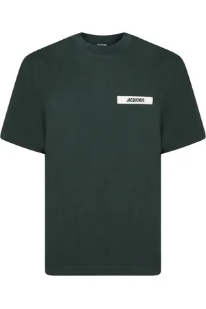 Jacquemus Top, Herre, Grøn, XS, Bomuld, Grøn Kortærmet T-shirt Herre
