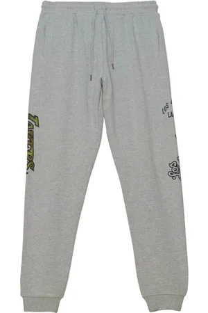 Mitchell & Ness Bukser, Herre, Grå, 2XL, Tyl, NBA Ghost Sort Camo Sweatpants Lakers