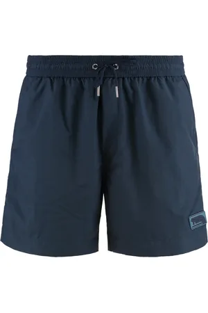 Maison Kitsuné Badetøj, Herre, Blå, S, Polyester, Mesh-foret Svømme Shorts med Lommer