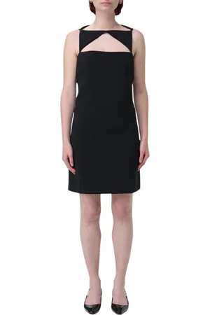 VERSACE Kjole, Dame, Sort, S, Sort Mini Shift Kjole Elegant Stil