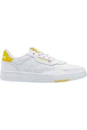Reebok Sko, Dame, Hvid, 40 1/2 EU, Uld, Stilfulde Court Peak Sneakers