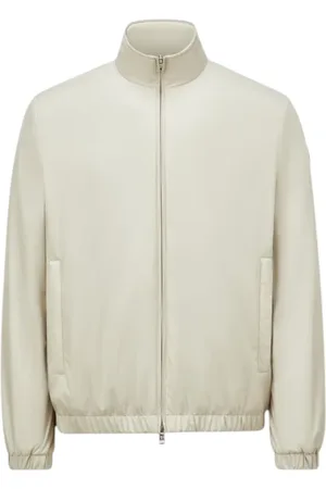 Moncler Jakke, Herre, , 2XL, Bomuld, Windbreaker Jakke med Lærdetaljer